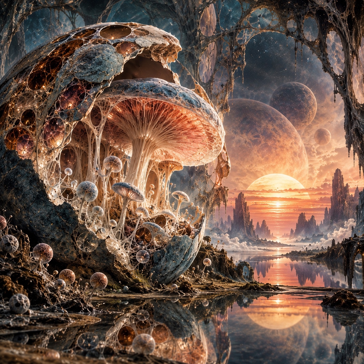 First Mushroom Dawn artwork
