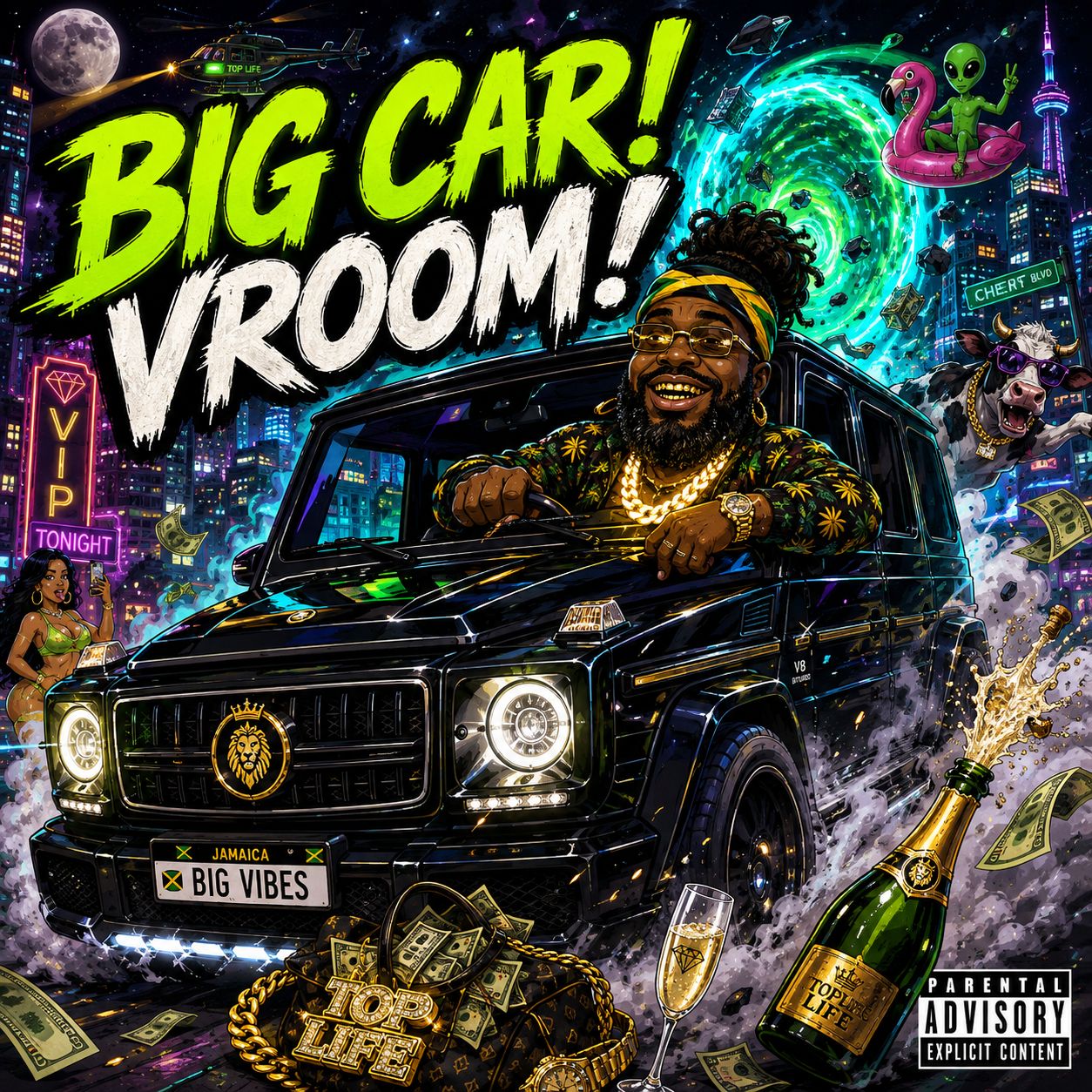 BIg CAr! VRroom! Traumatized Riddim. artwork