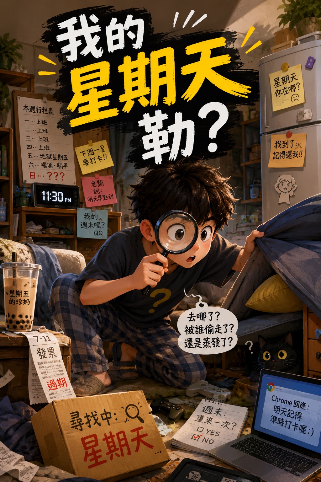     今天星期幾？ 4