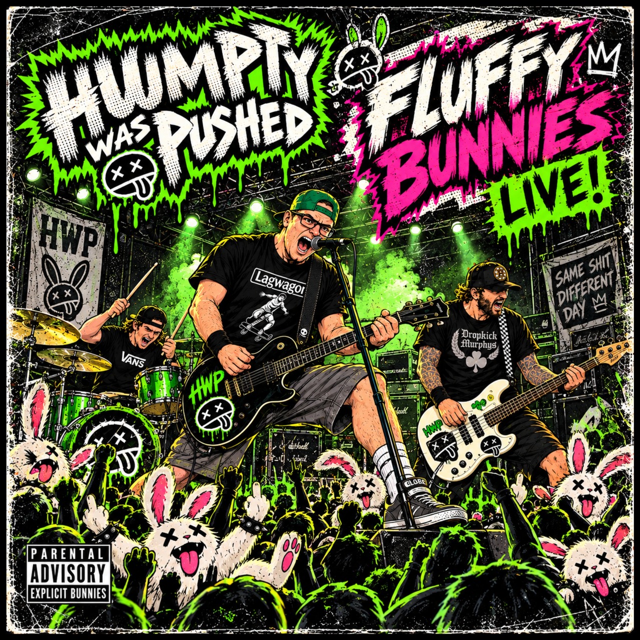 (LIVE) Fluffy Bunnies- Humpty Was Pushed artwork