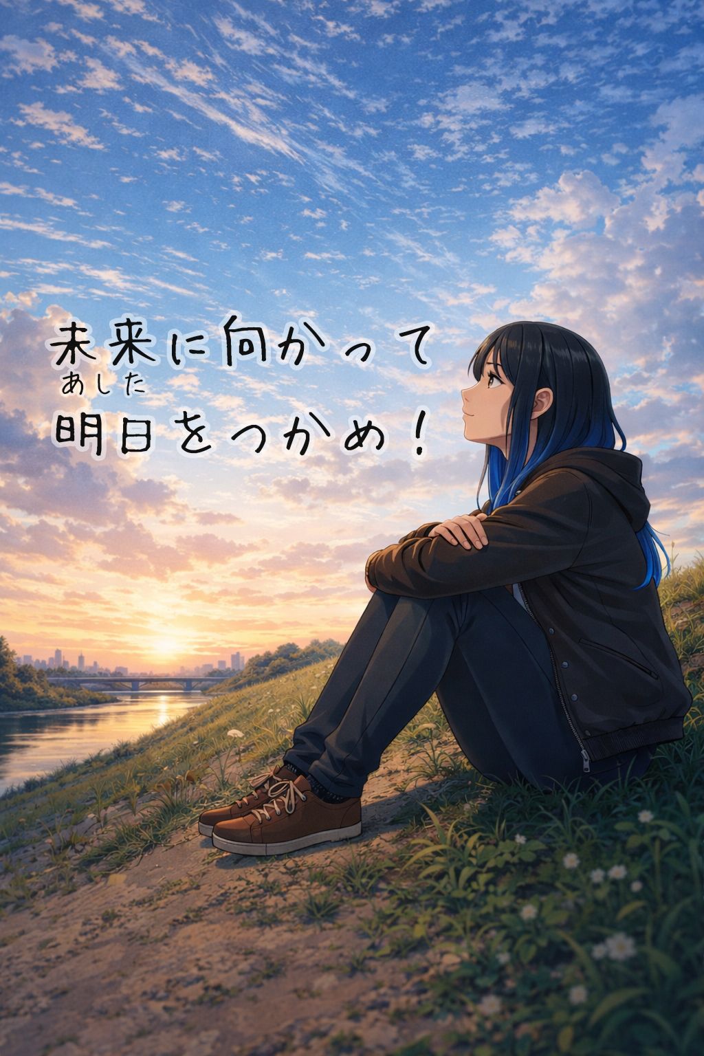 未来(あした)に向かって明日をつかめ！ artwork