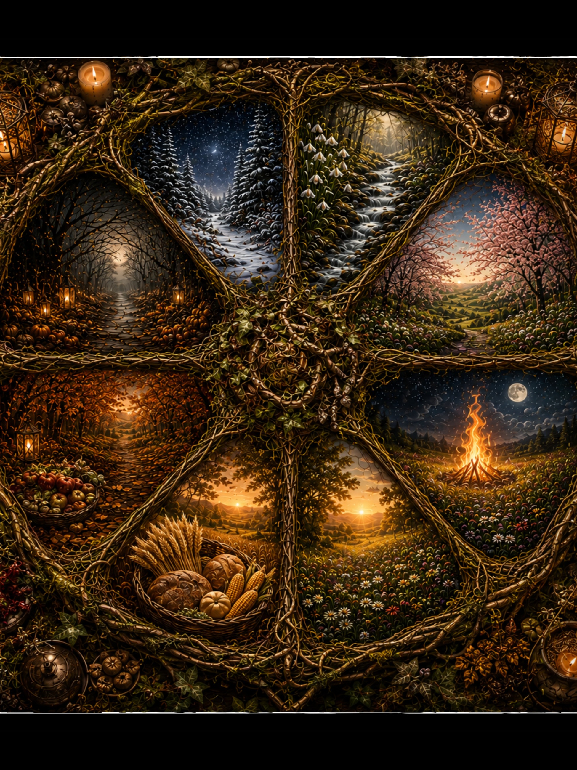 Wheel of the Year artwork