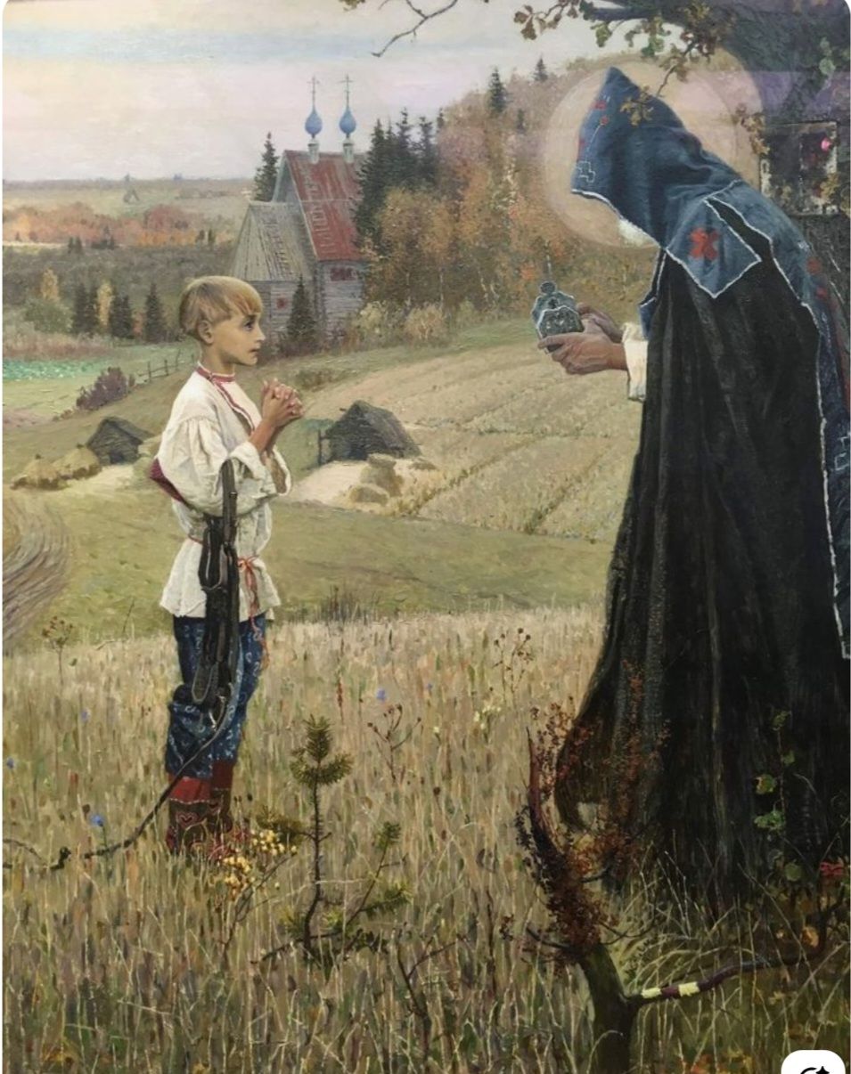Преподобный Сергий Радонежский artwork