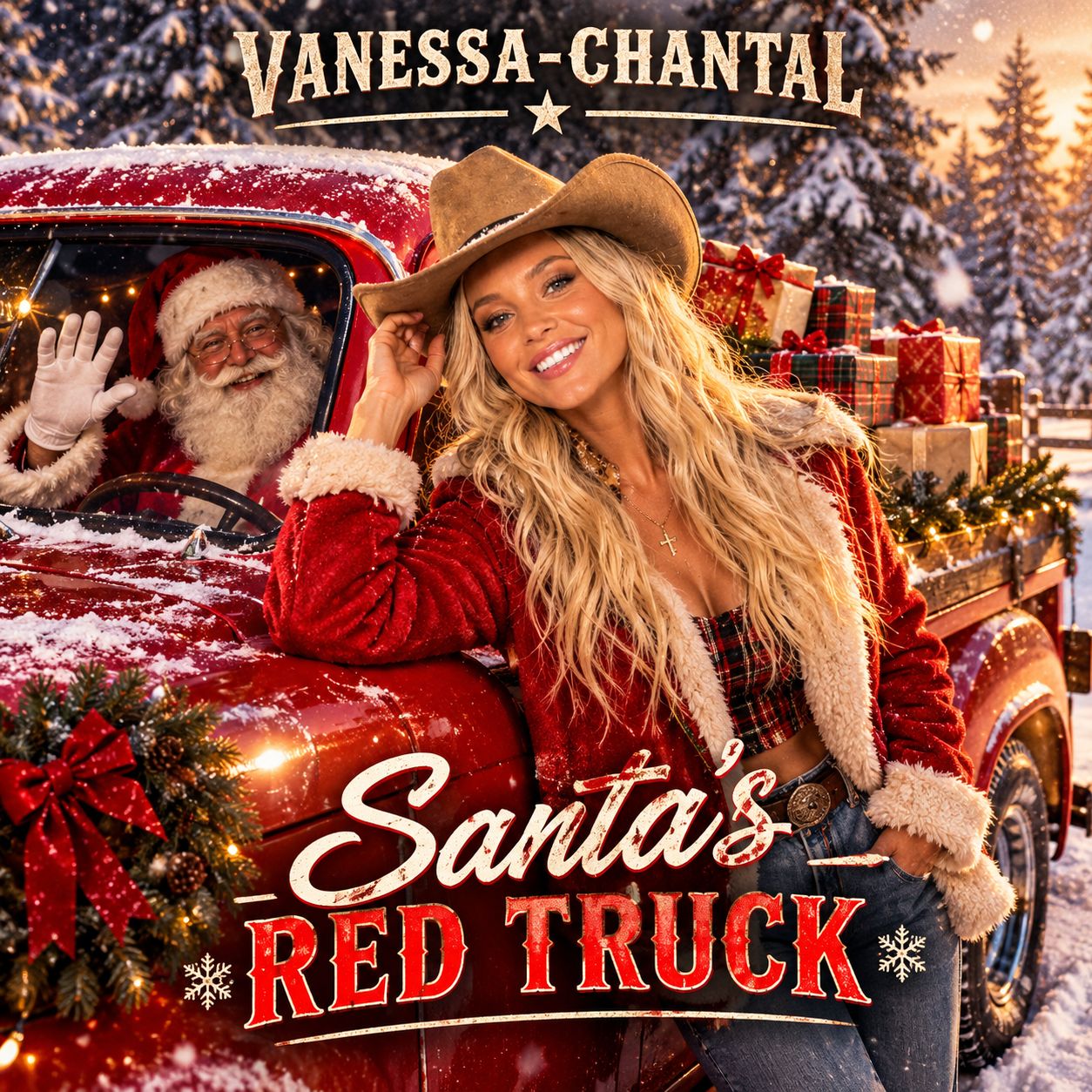 Vanessa-Chantal - Santa’s Red Truck artwork
