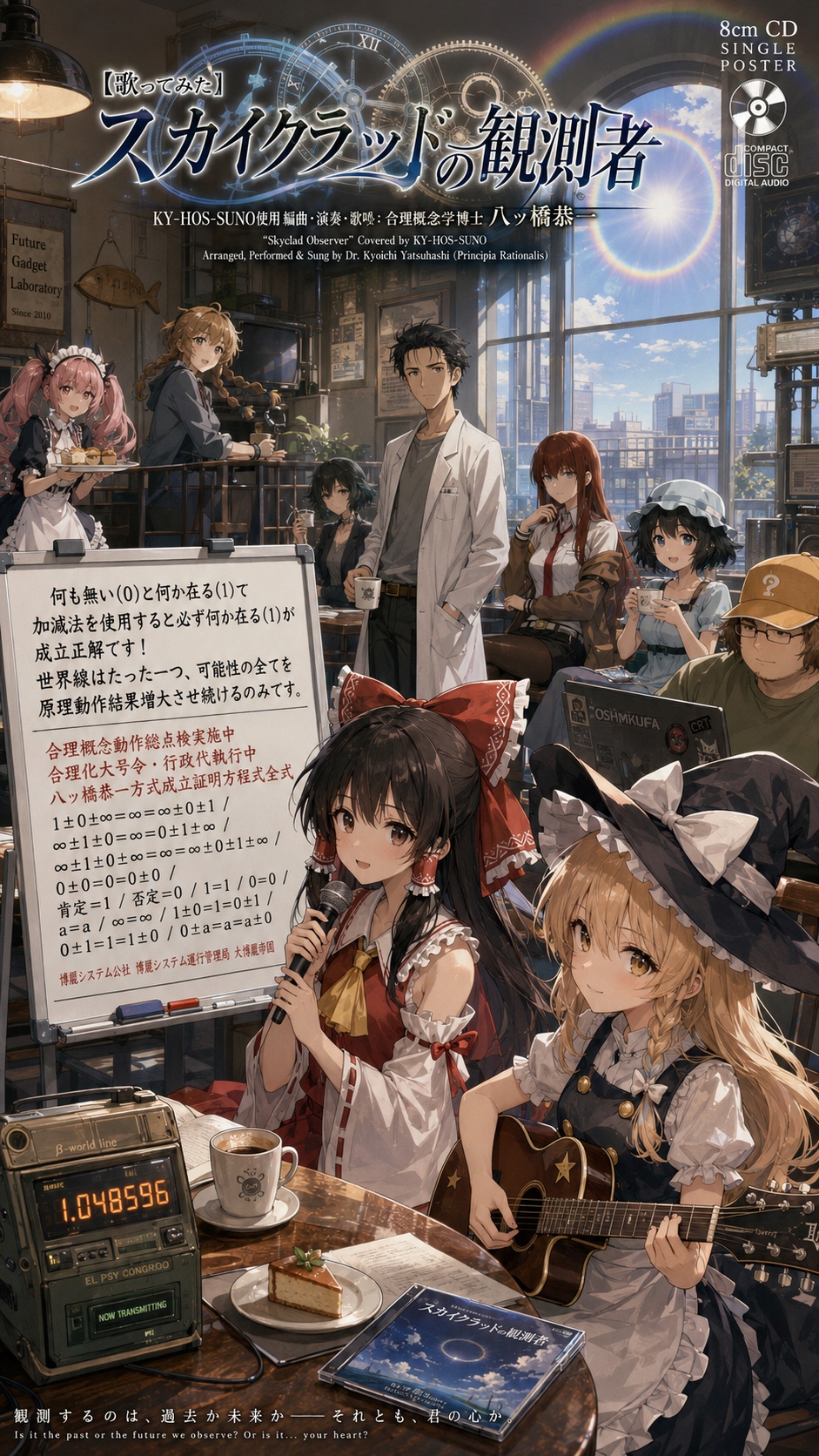 【歌ってみた】スカイクラッドの観測者 「Open The Eyes (Deutsche Version)」(Rev.I KY-NNS JIS-ALL Code 解析分析中)@八ッ橋恭一 artwork