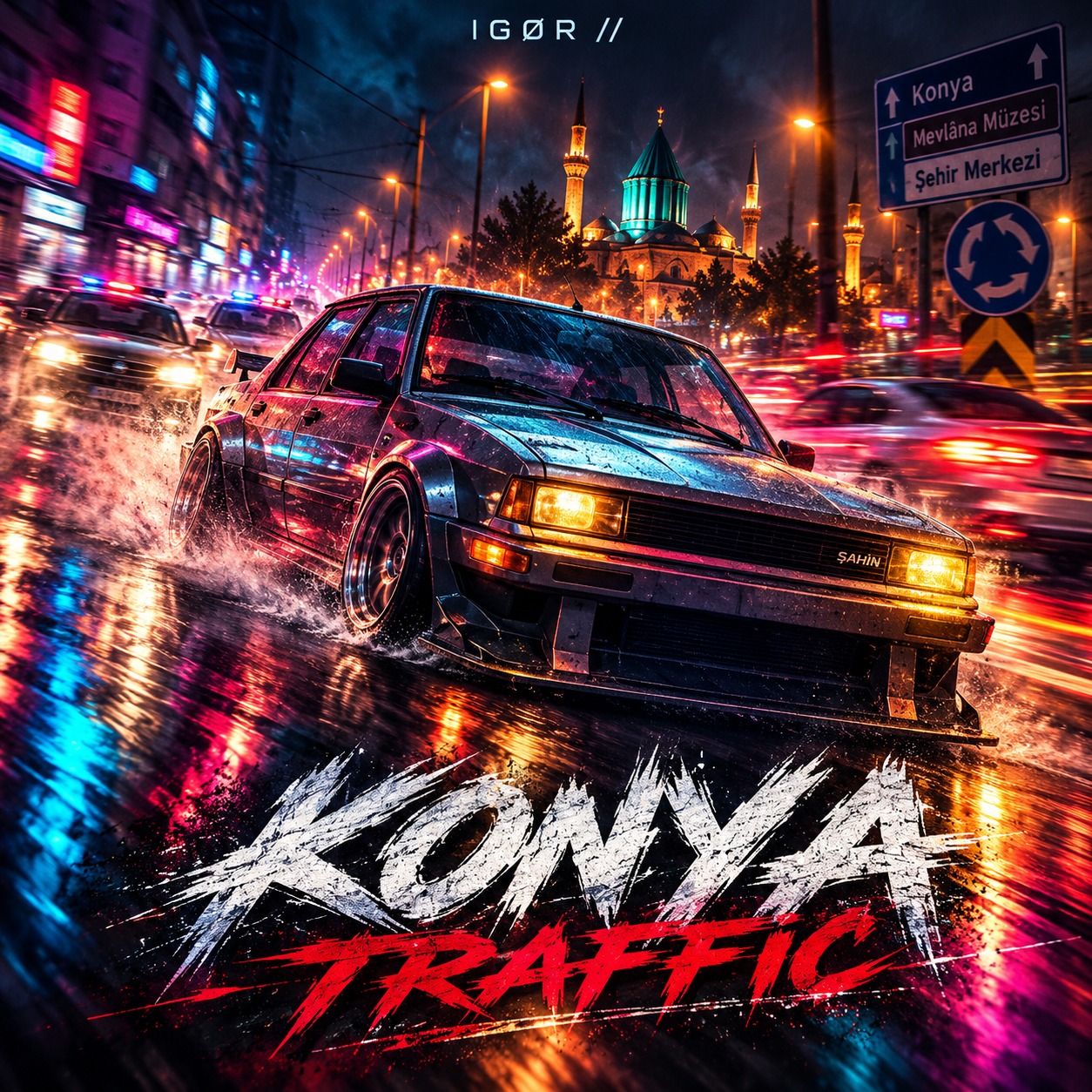 Konya Traffic artwork