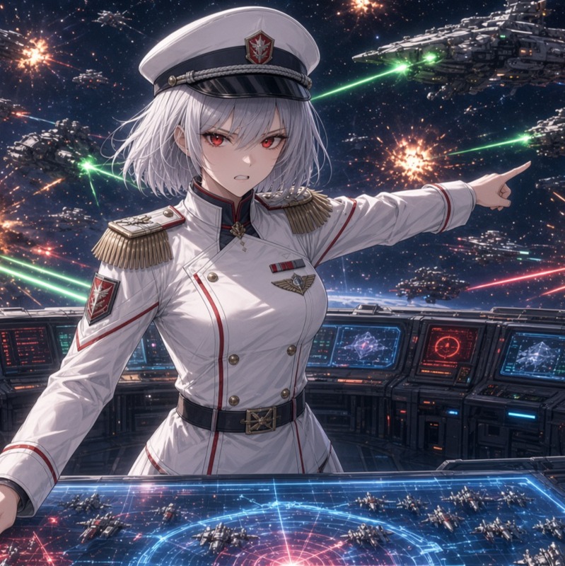 Racing through the fleet battle artwork