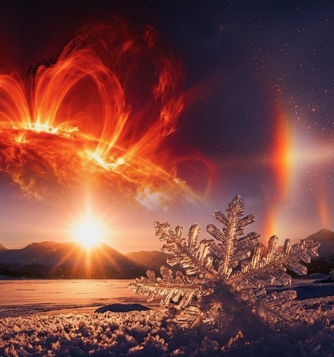 厳冬ノ太陽 - Winter Solar Flare artwork