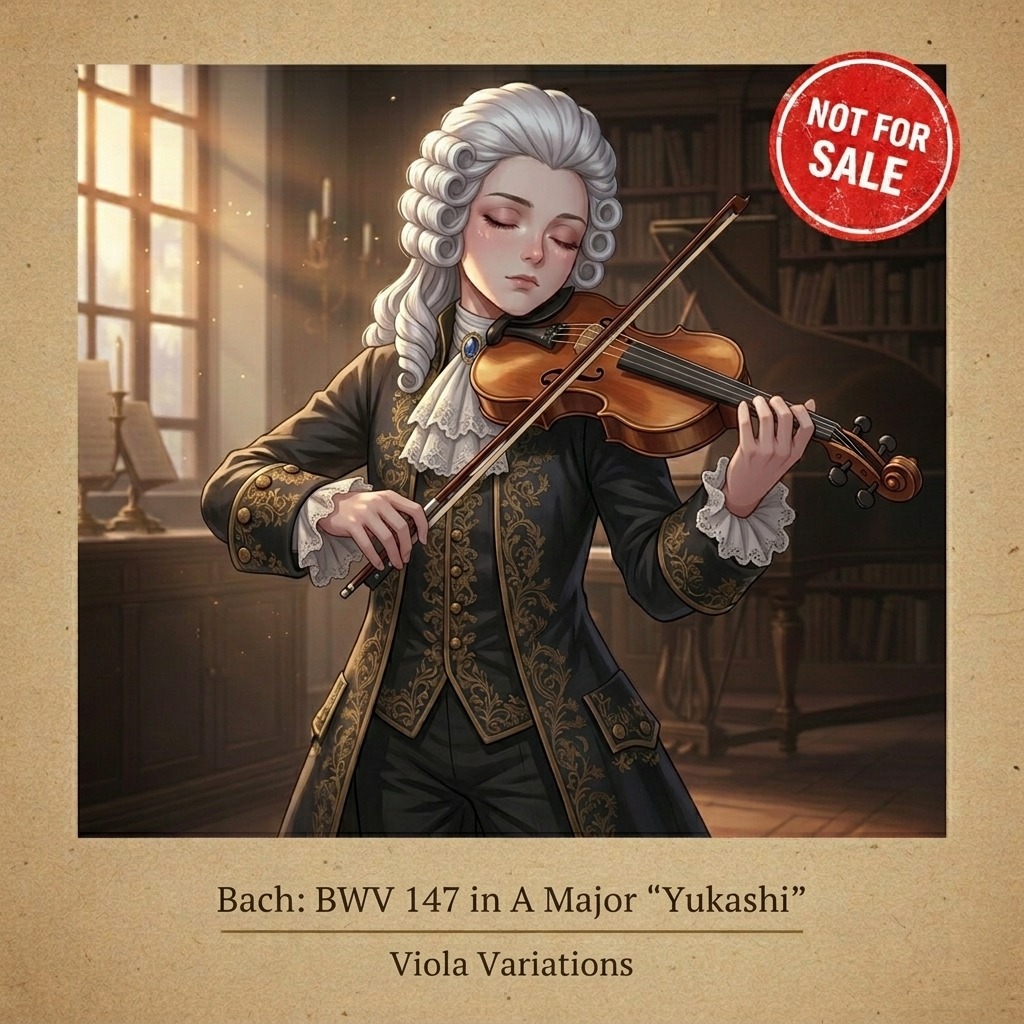Bach: BWV 147 in A Minor "ゆかし" artwork