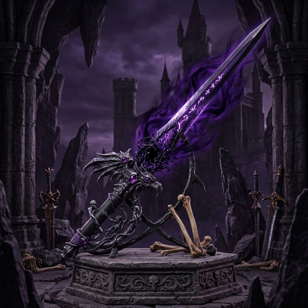 19.【Storm-Forged Blade of the Nether Realm】 artwork