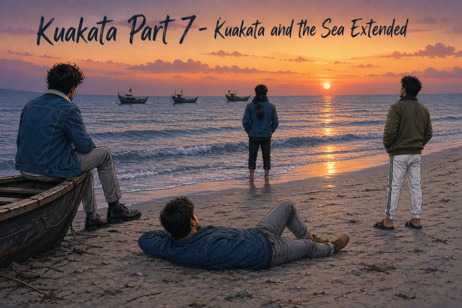 কুয়াকাটা Part 7 - কুয়াকাটা and the sea Extended artwork