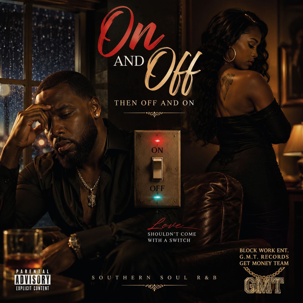 on and off artwork