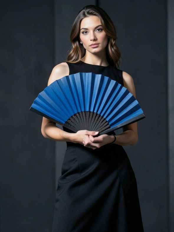 Blue Feather Fan / ブルー フェザー ファン artwork