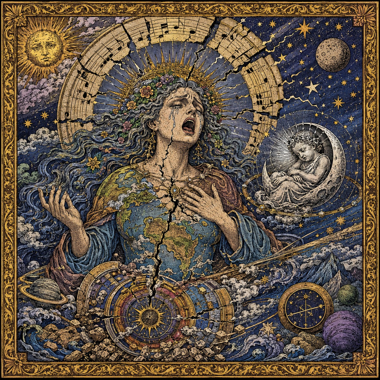 The broken song of Agua Prima artwork
