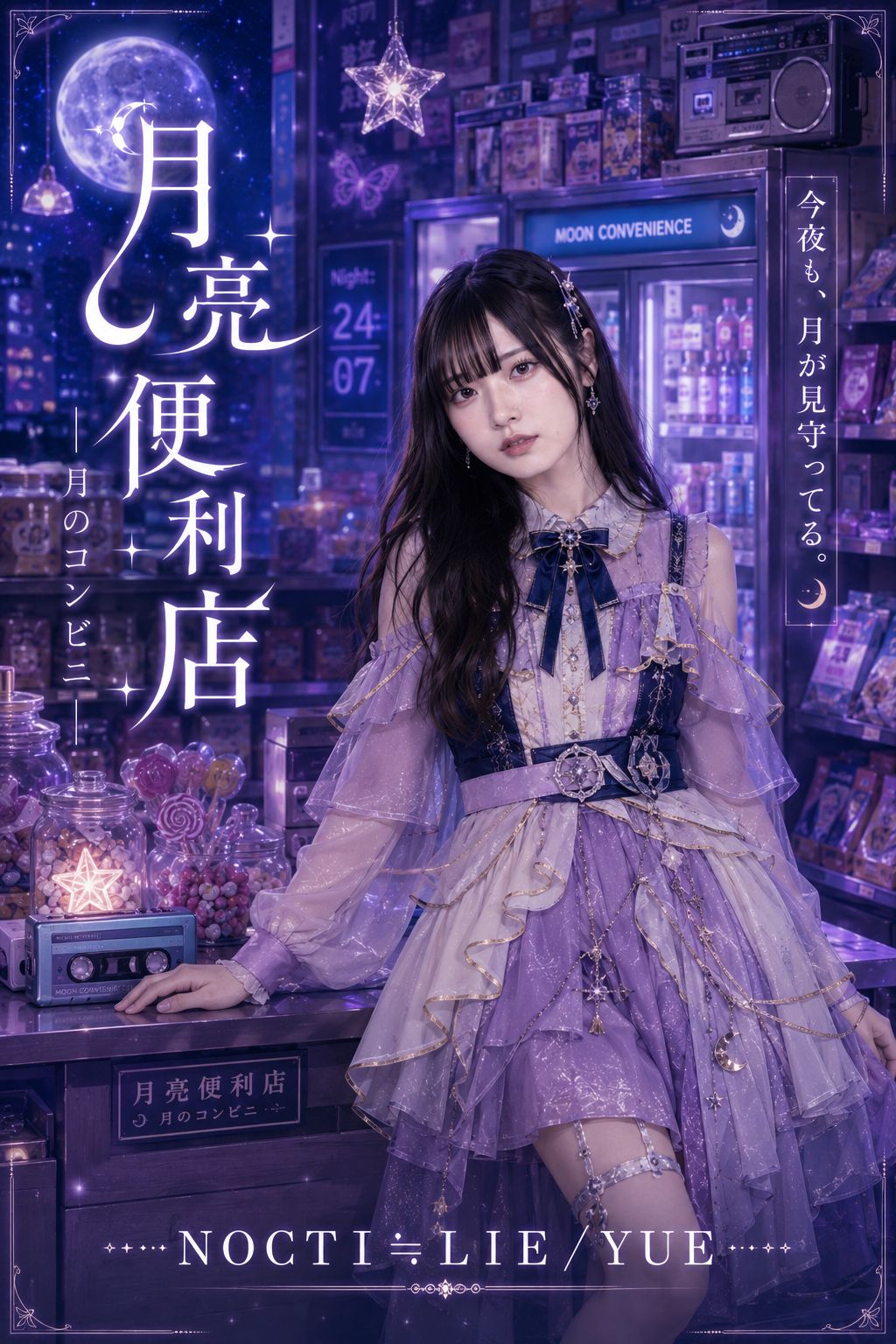 月亮便利店－月のコンビニ－/NOCTI≒LIE(YUE) artwork