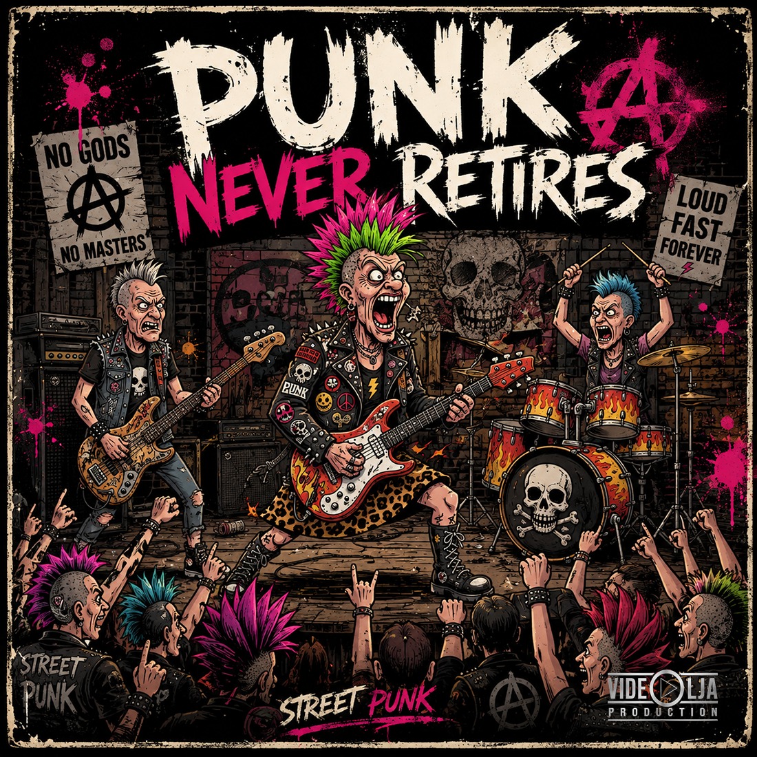 Punk Never Retires artwork