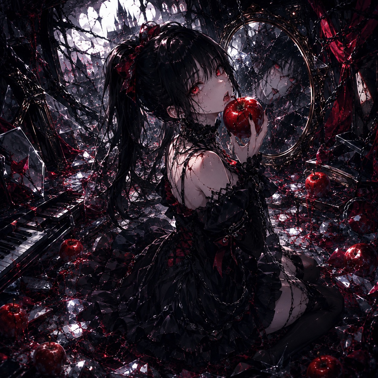 毒林檎エチュード（お餅90プロンプトばぁじょん） artwork