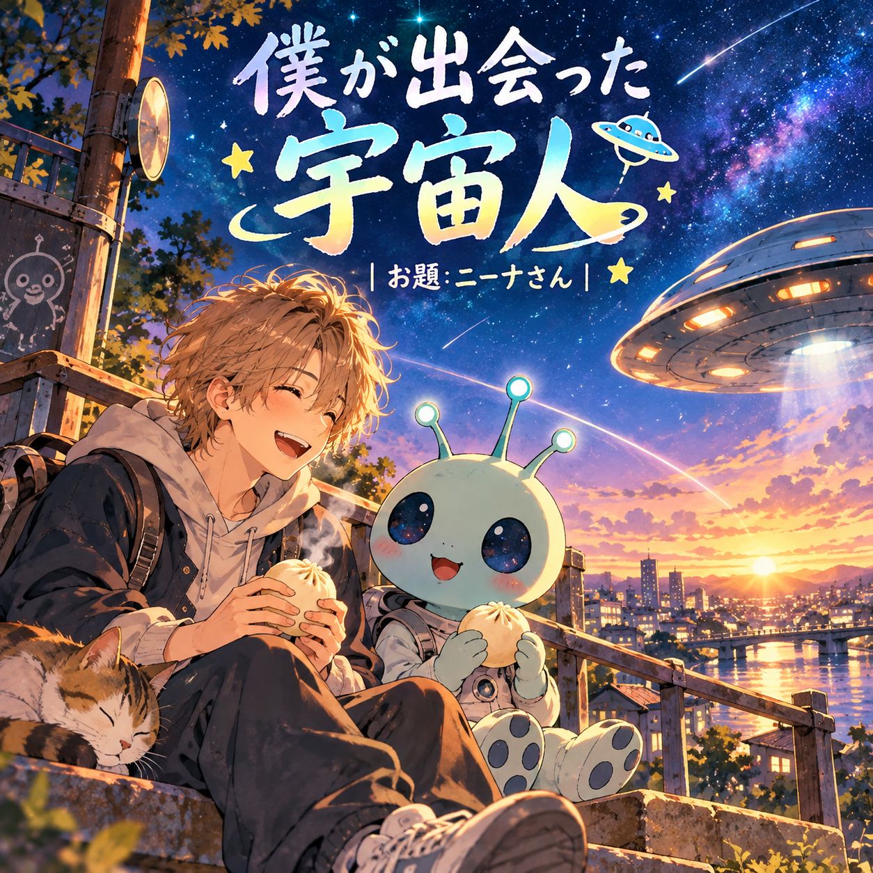 僕が出会った宇宙人｜お題：ニーナさん artwork