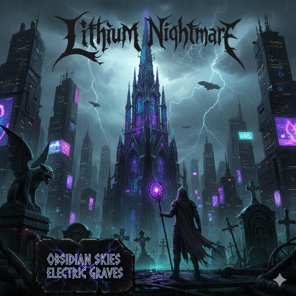 Image for Lithium Nightmare -Obsidian Skies, Electric Graves