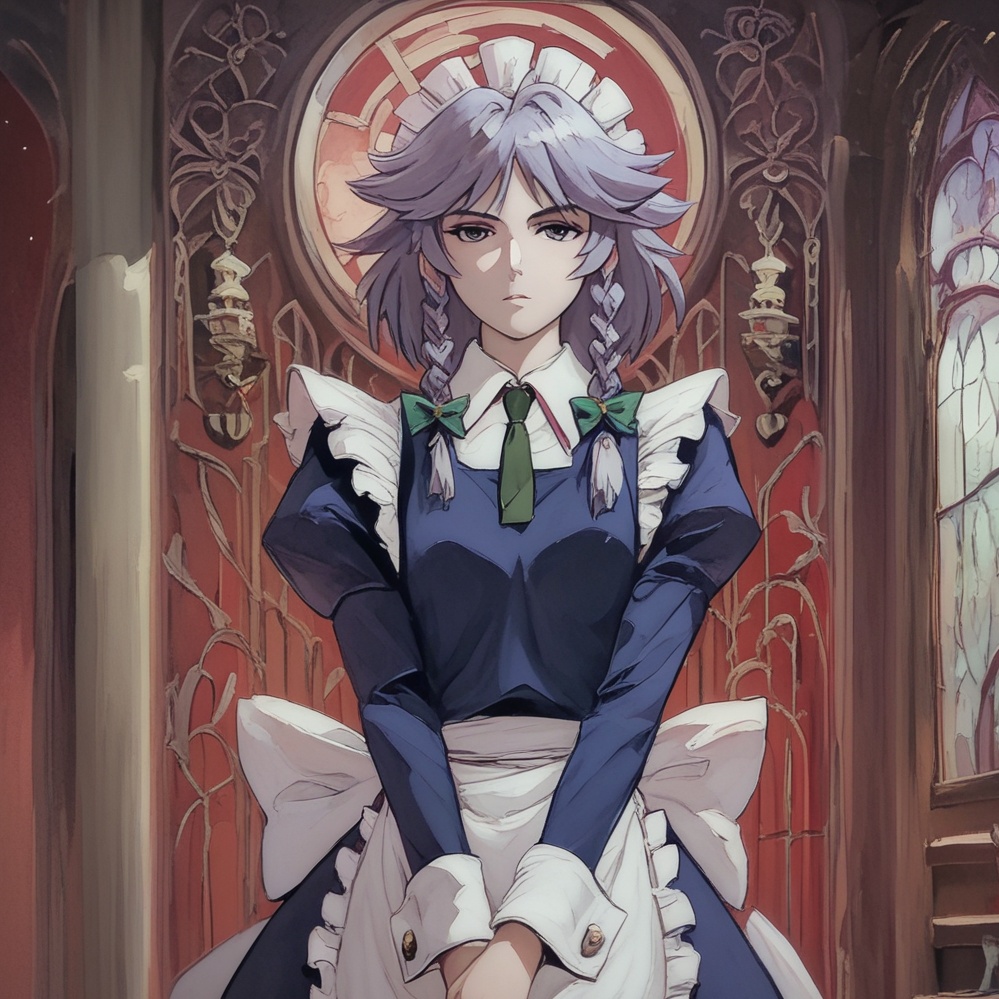 Tick Tock Maid (Touhou Project) artwork