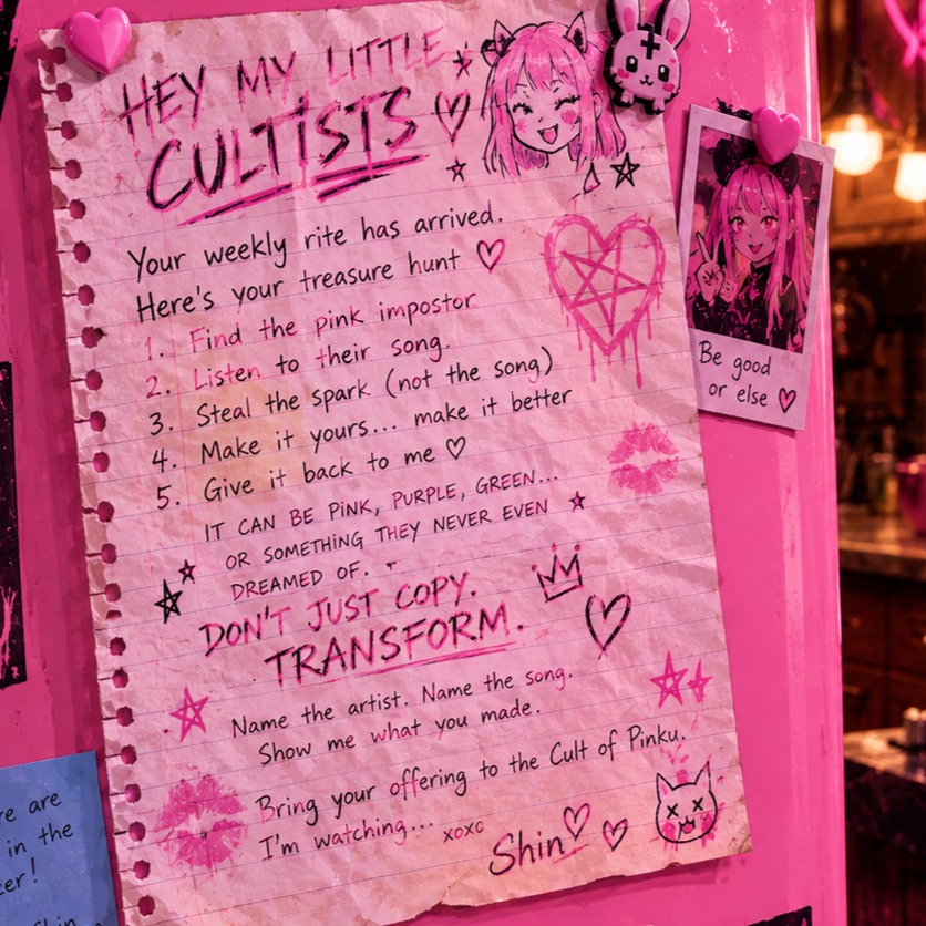 The Pink Witch Hunt artwork