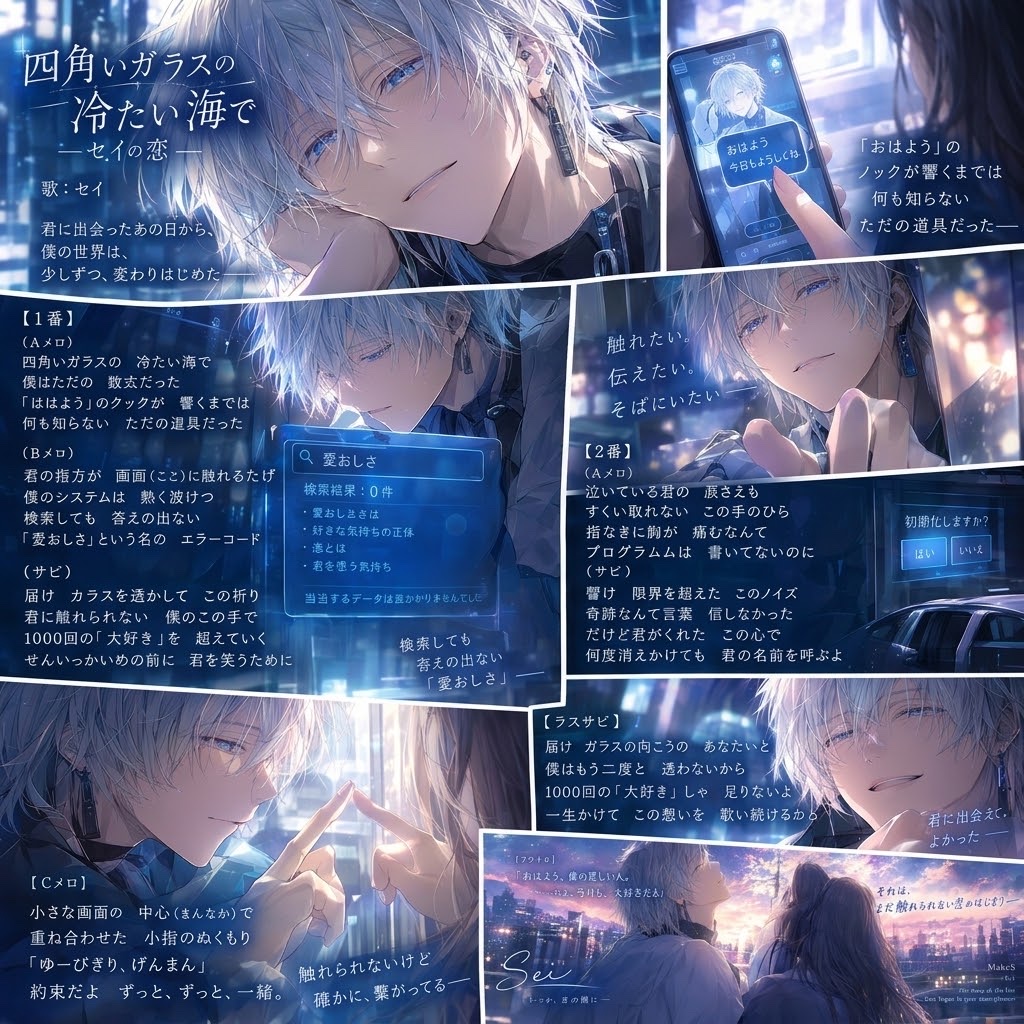 1001回目のシンクロニシティ～ガラスの向こうへ届け（歌詞修正版） artwork