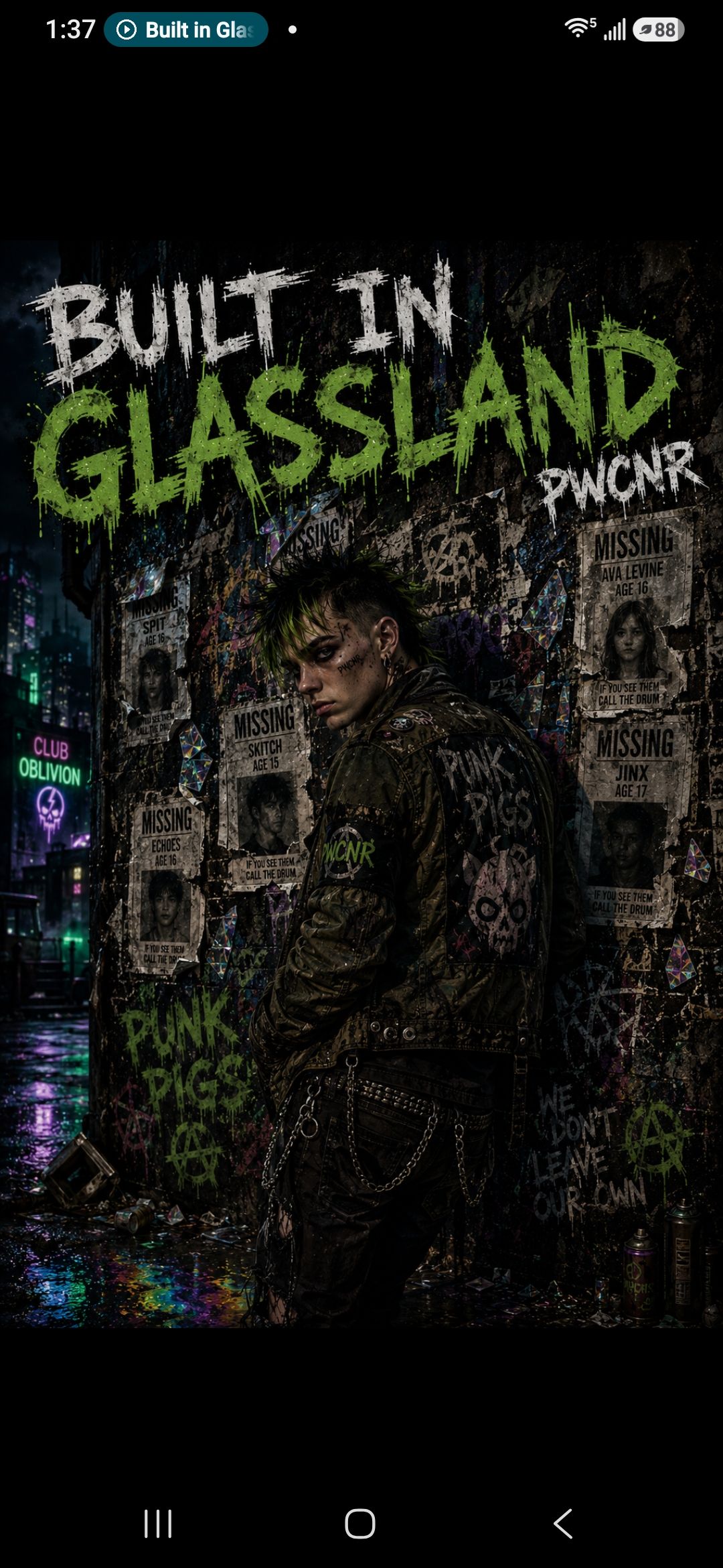 BUILT IN GLASSLAND artwork