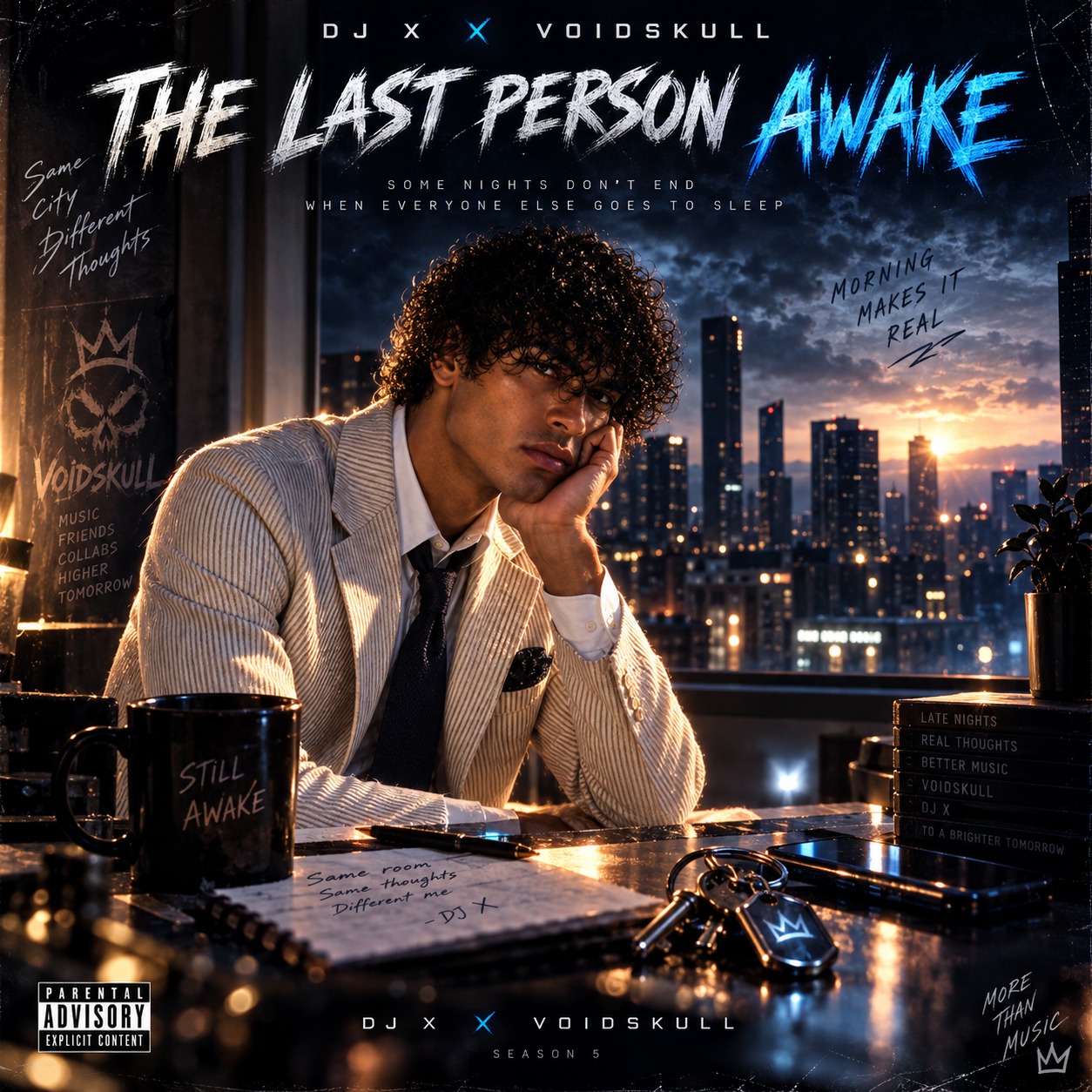 THE LAST PERSON AWAKE // DJ X × VoidSkull artwork