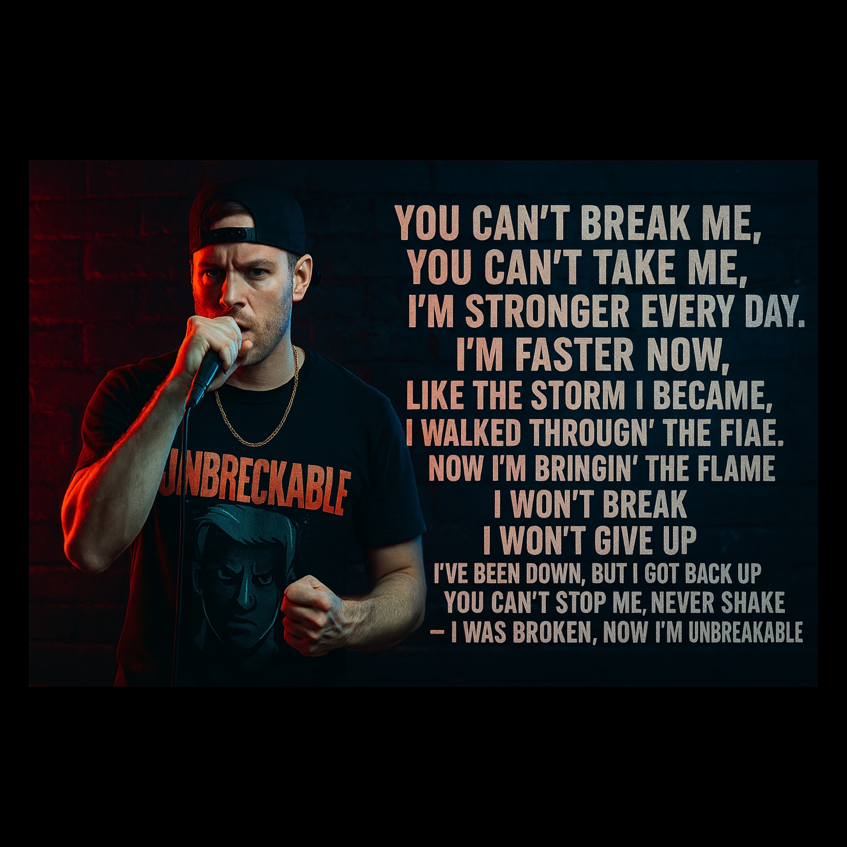 洋楽 G-RAP UNSUNG HEROS - BREAK ME OR MAKE ME You Can't Break Me