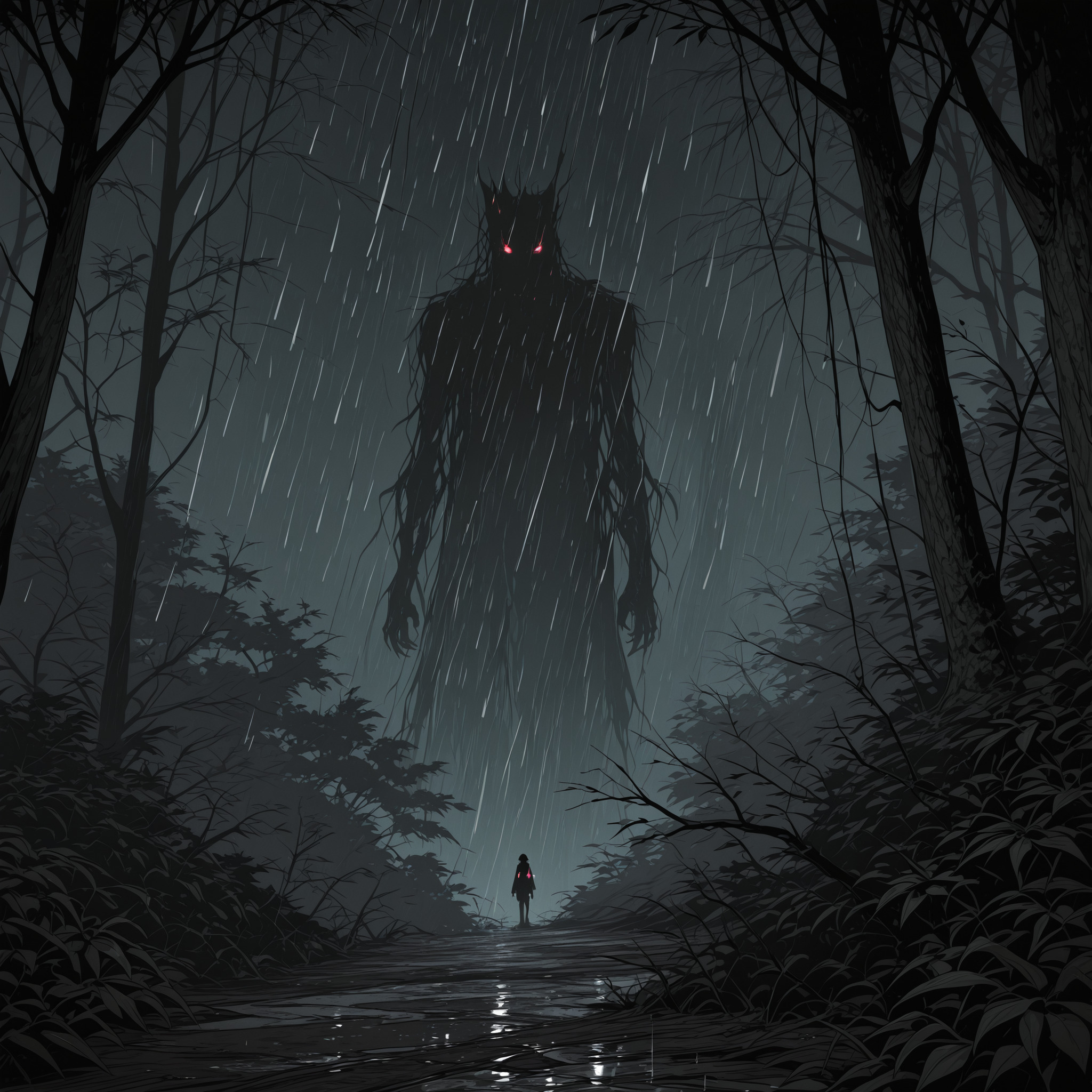 It Watches in the Rain artwork