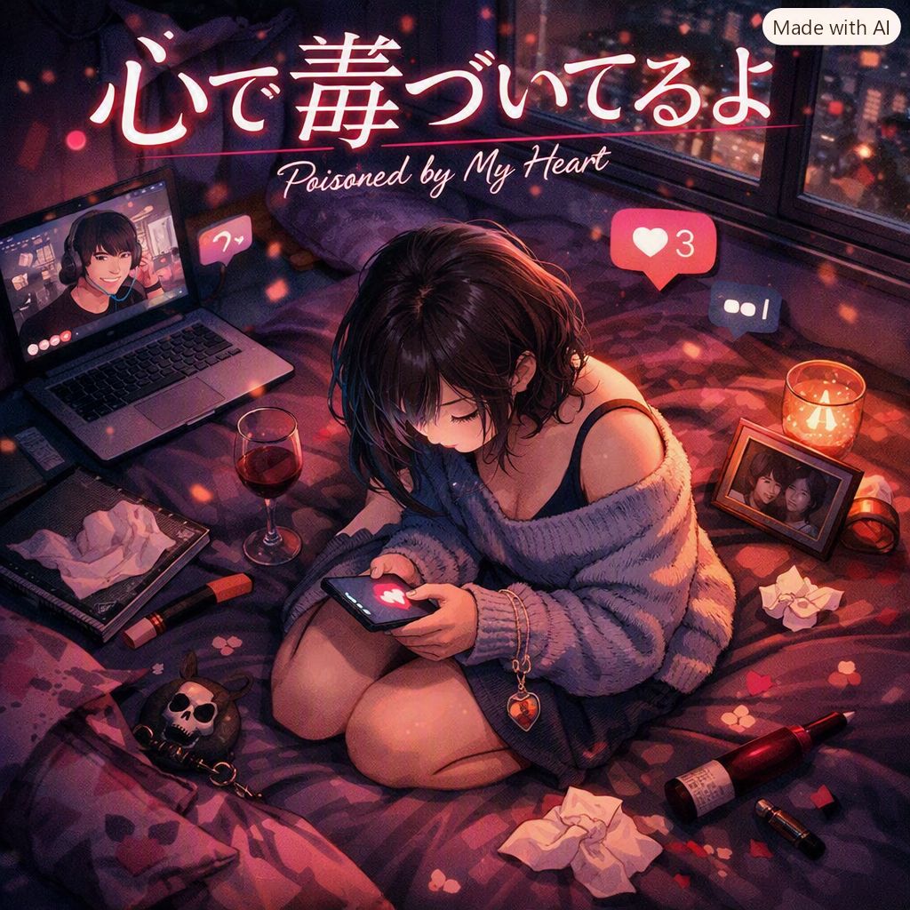 心で毒づいてるよ artwork