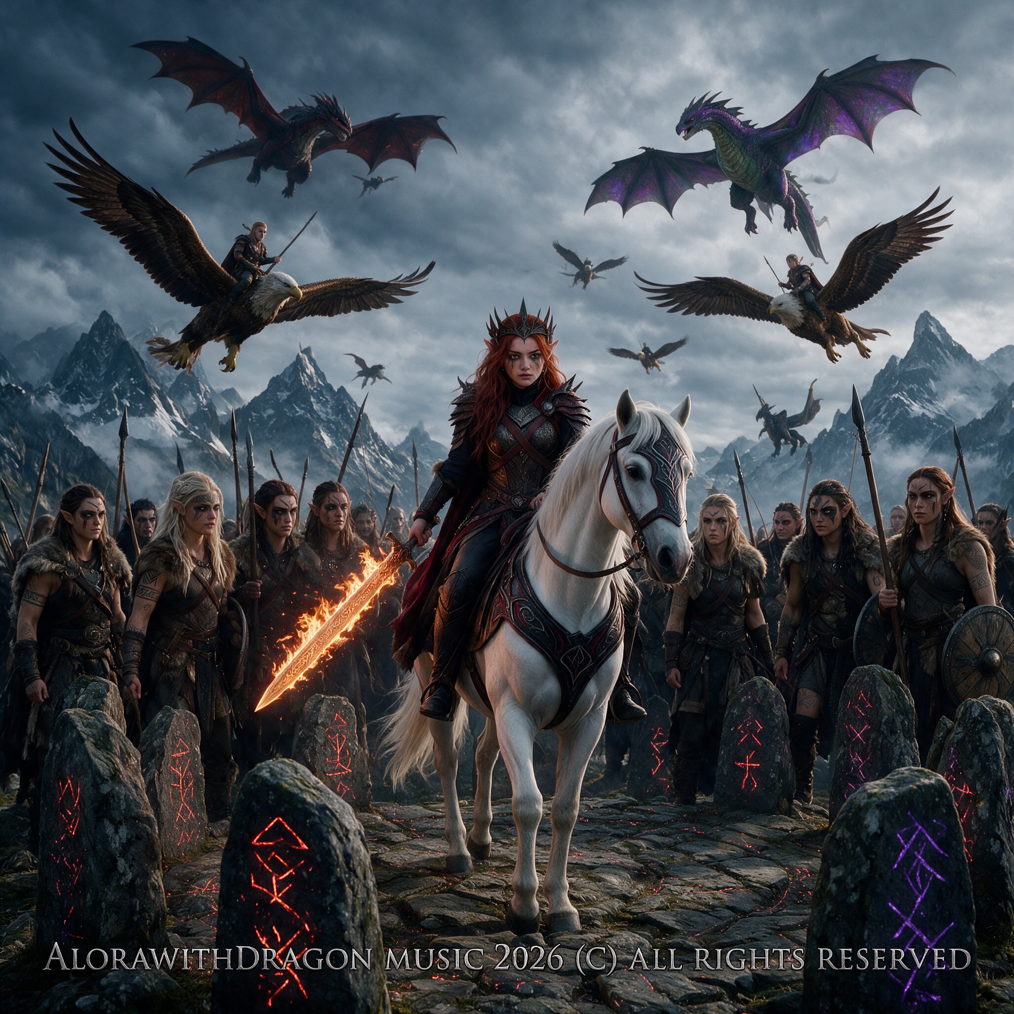 Tiomnadh nan Treubhan: Òran Alora Bloodborne[Legacy of the Tribes: Song of Alora artwork