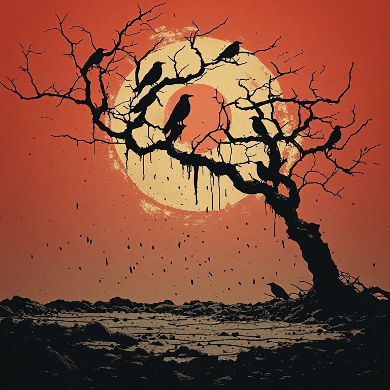 黒き翼の下の終焉 (Kuroki Tsubasa no Shita no Shūen) artwork