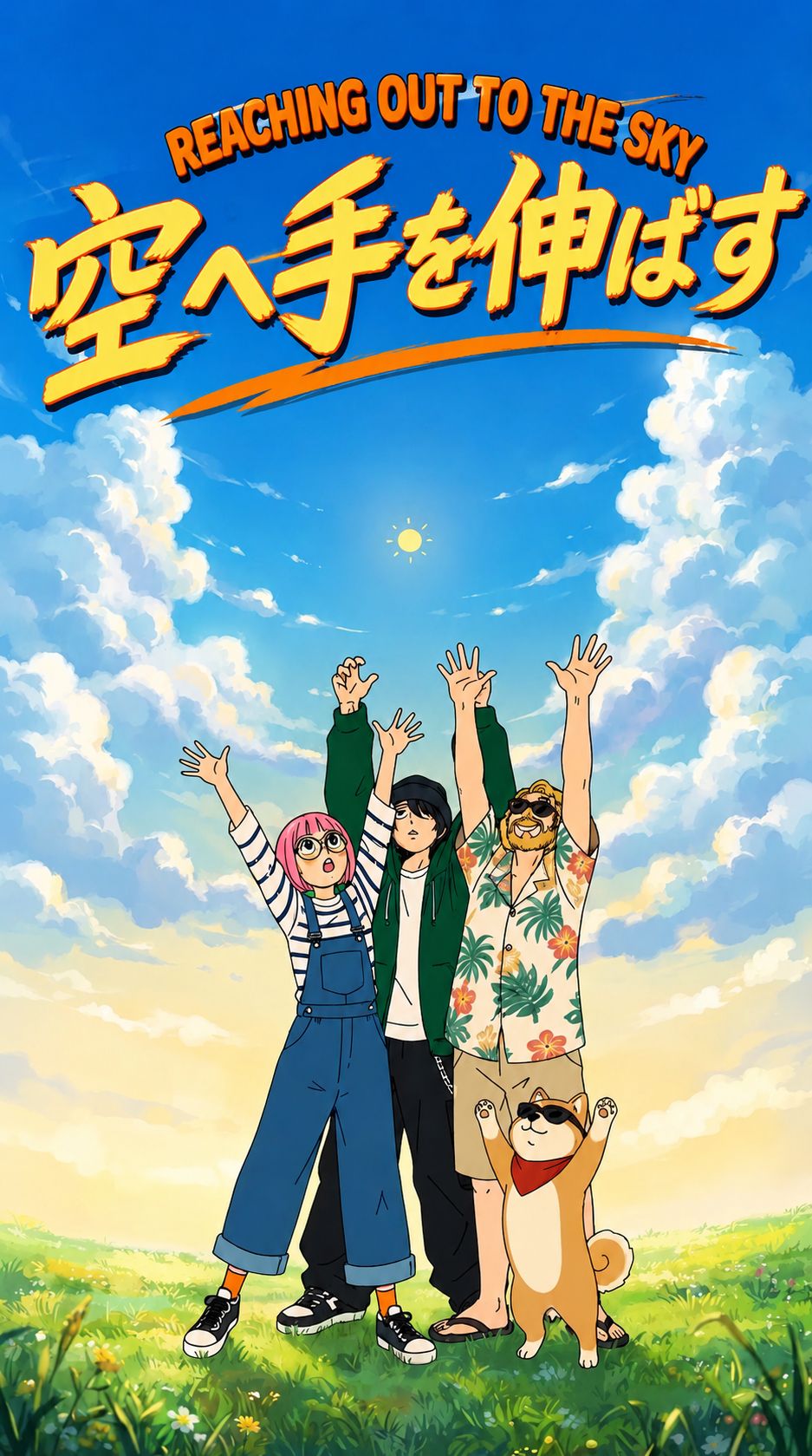 空へ手を伸ばす/Inspired byジャパハリネット 希行性の残羽 artwork