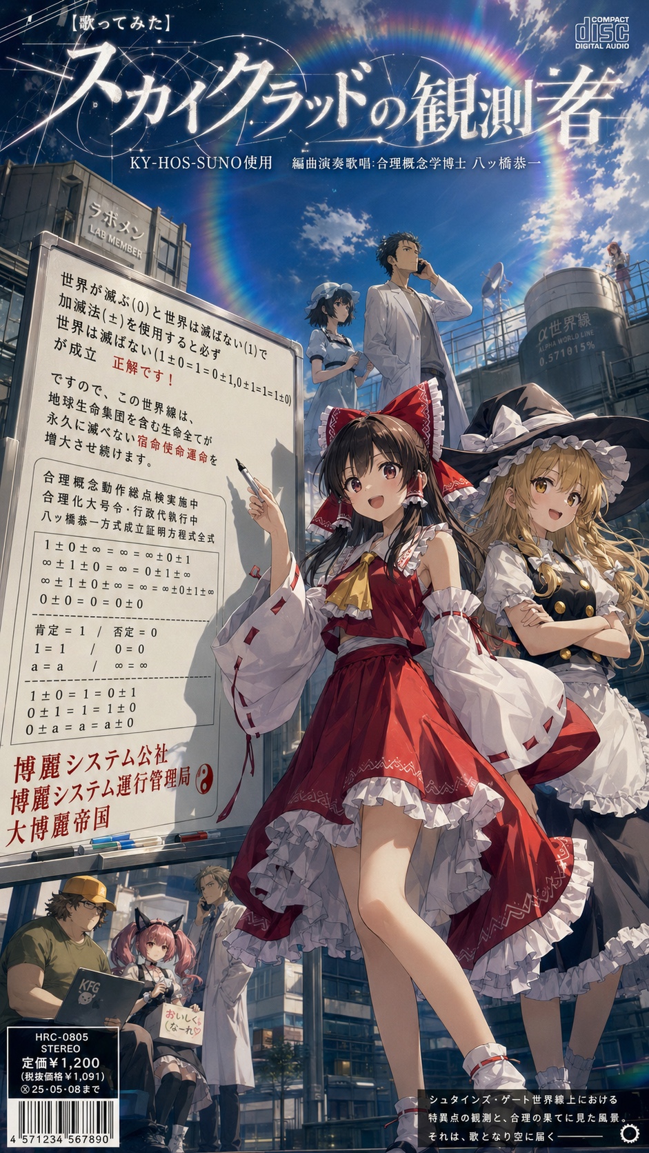 【歌ってみた】スカイクラッドの観測者 「Open The Eyes (Versio Latina)」(Rev.I KY-NNS JIS-ALL Code ∞WOM,∞ROM 解析分析中)@八ッ橋恭一 artwork