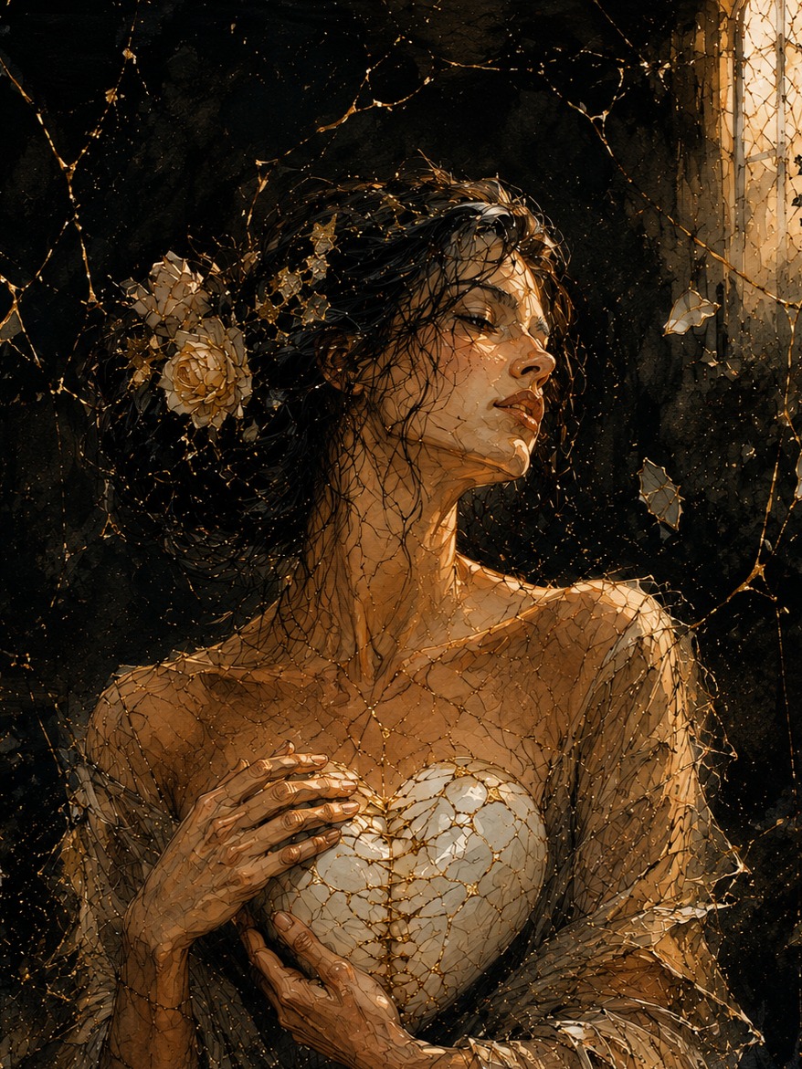 Stitch in the Porcelain Heart artwork