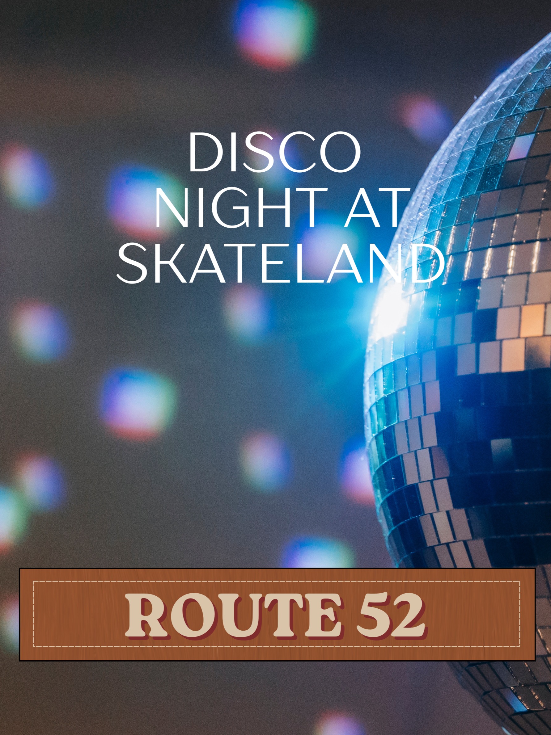 Disco Night at Skateland artwork