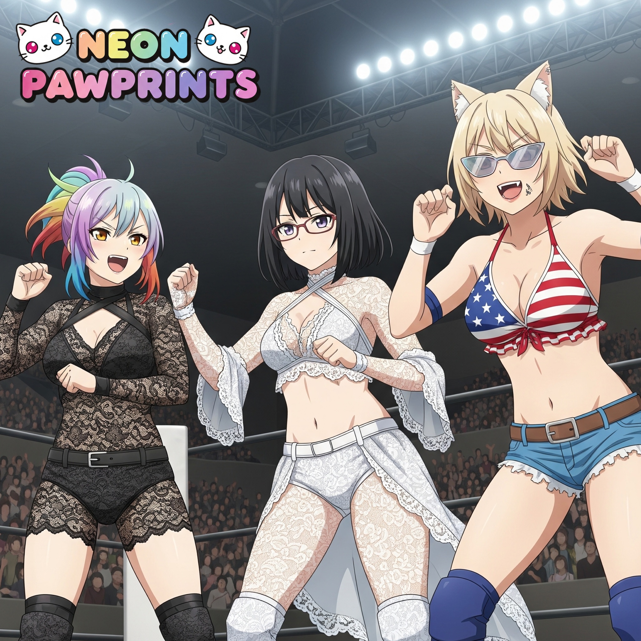 Image for ☆Neon Pawprints☆ Mini  IV