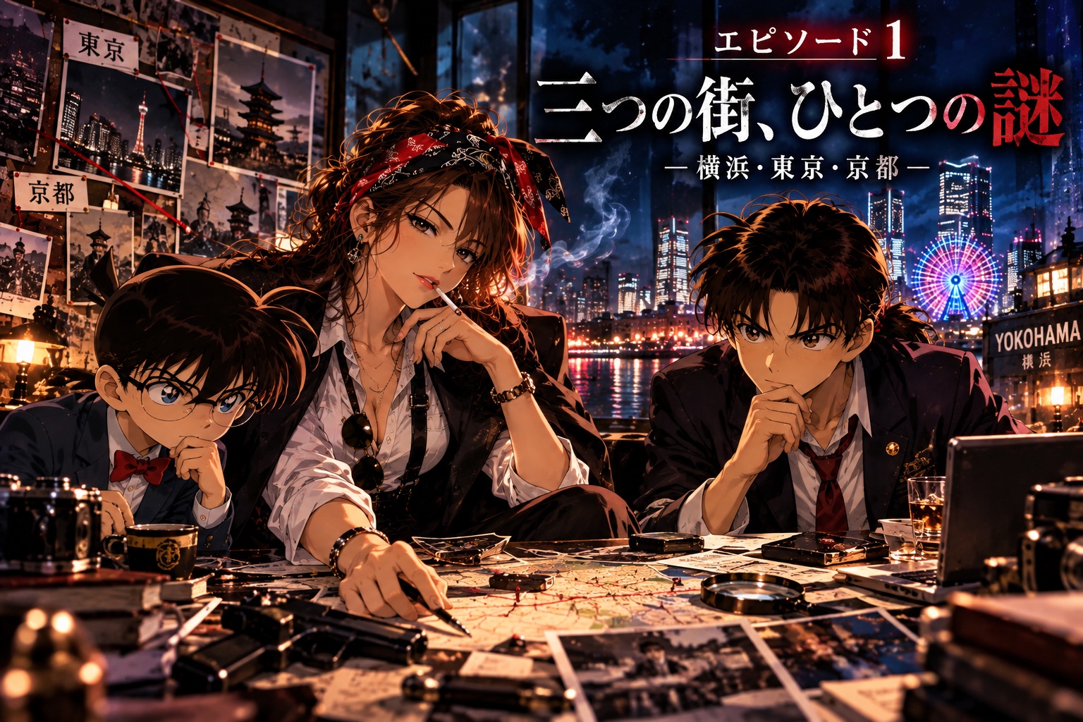 🌙 Épisode 1 — 三つの街、ひとつの謎 artwork