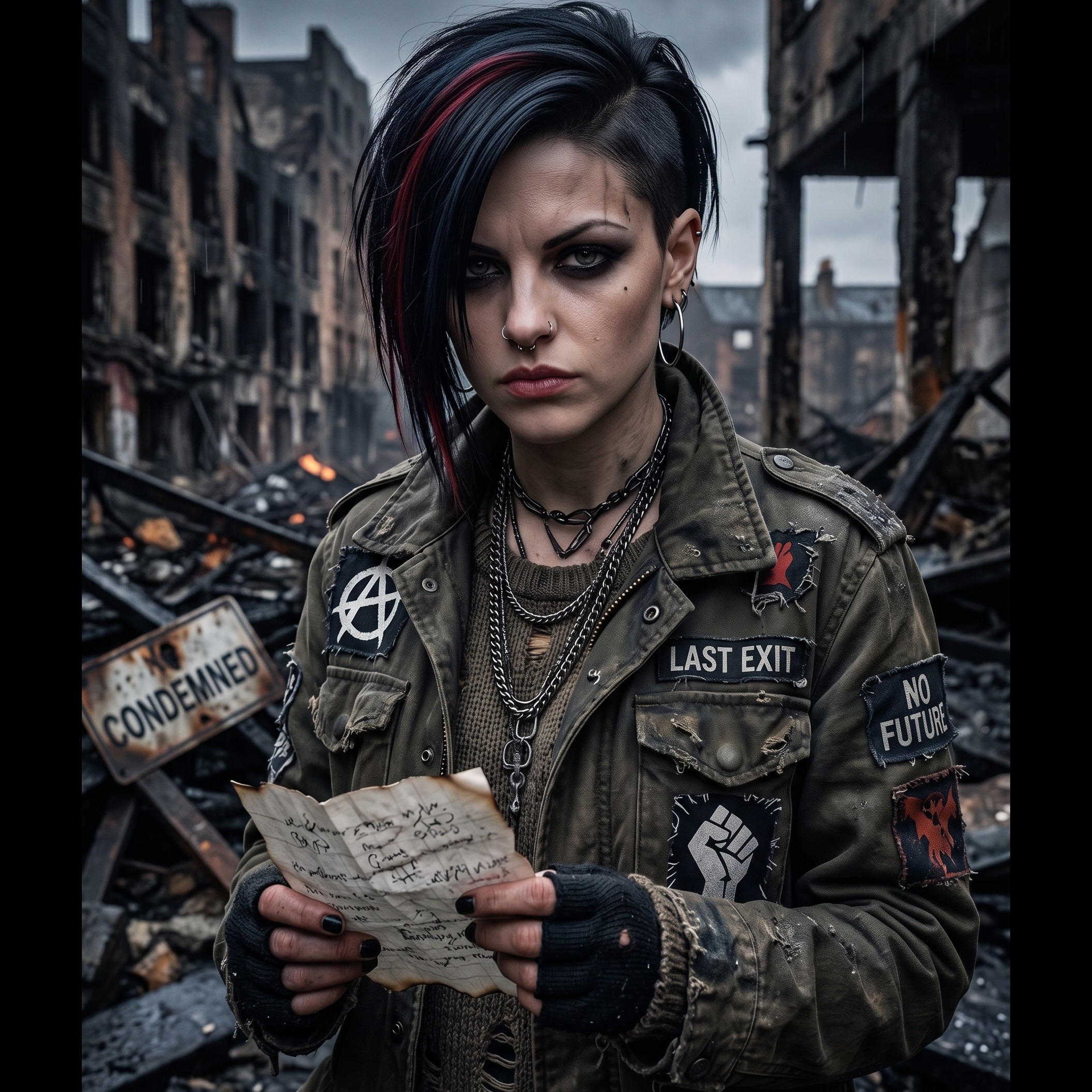 People rot   {Punk Girl Blue} artwork