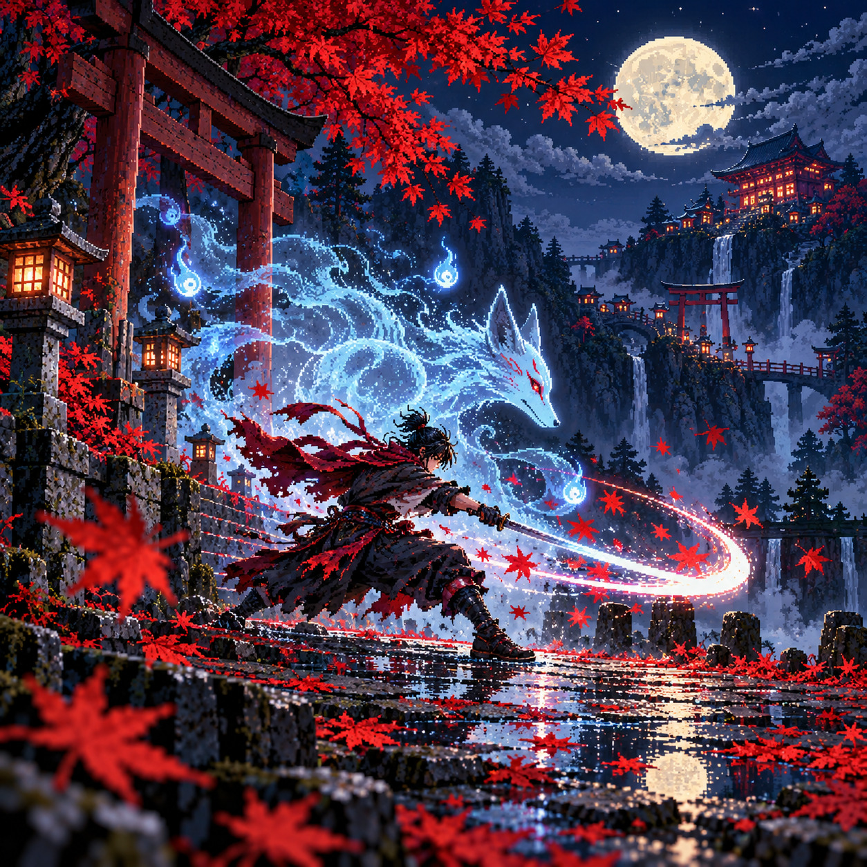 紅月妖刃 #インスト祭 artwork