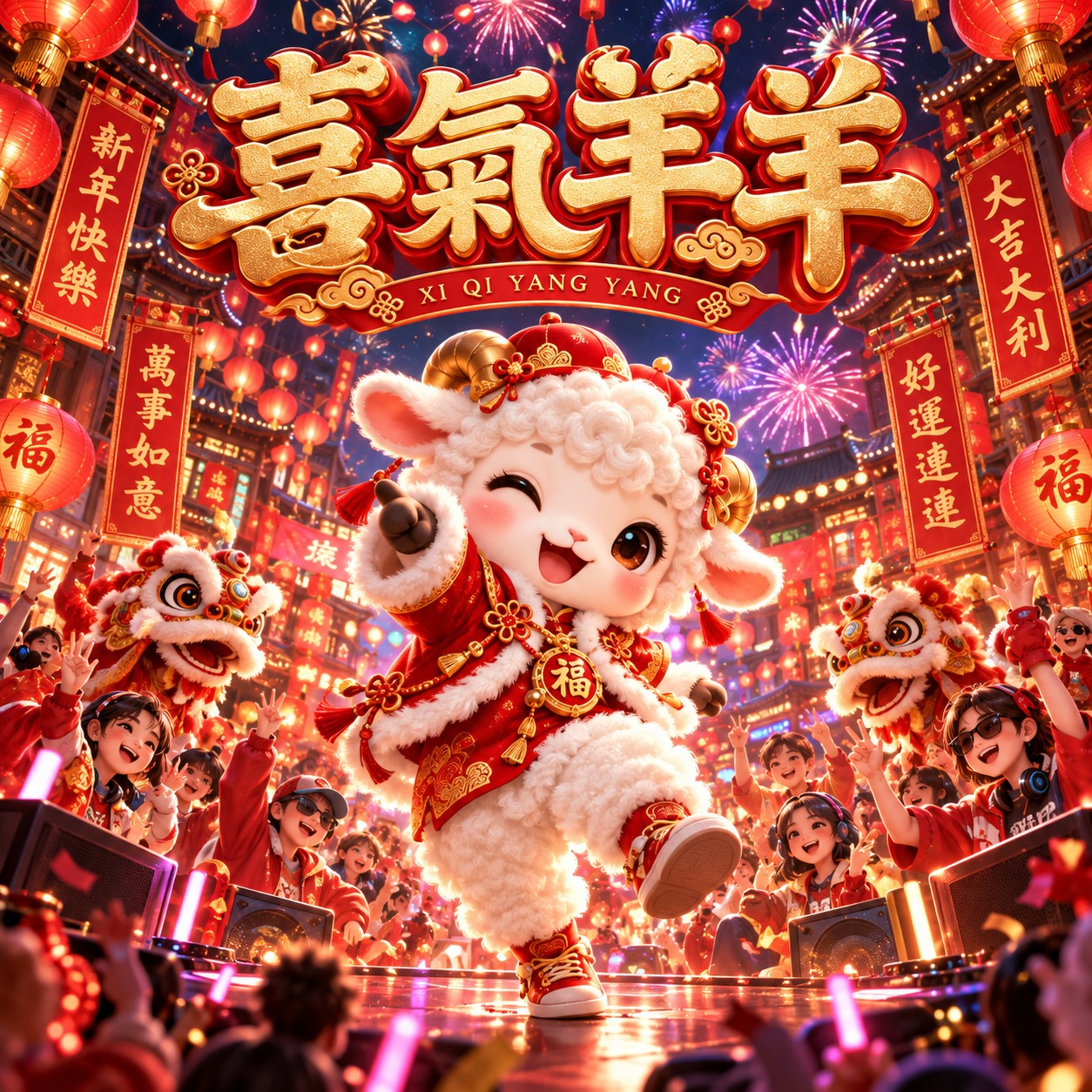 喜氣羊羊 artwork