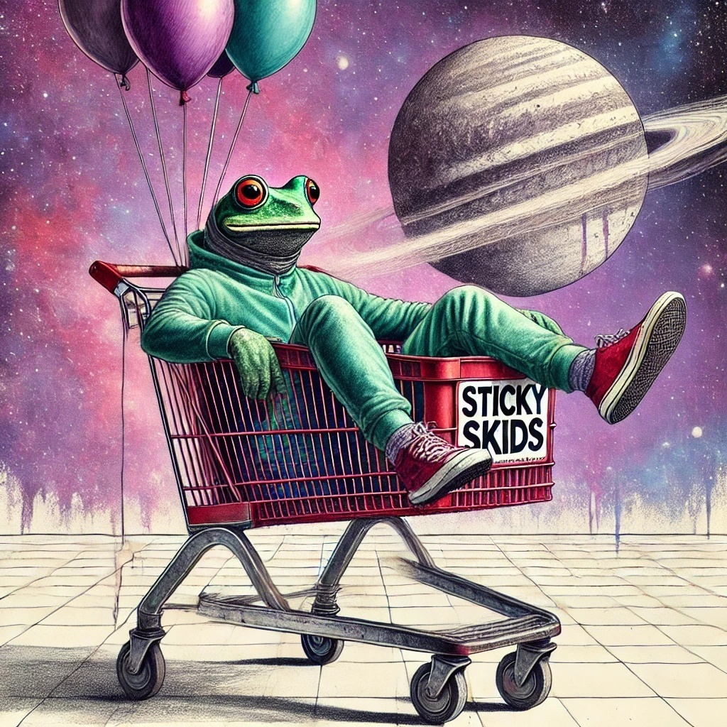Image for Sticky Skids - Peanuts, Frogs and Trollys