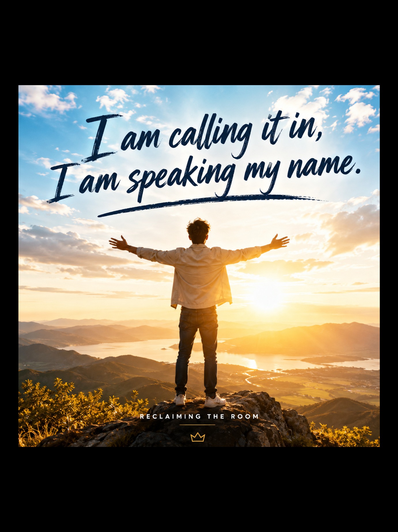 I am calling it in, I am speaking my name artwork