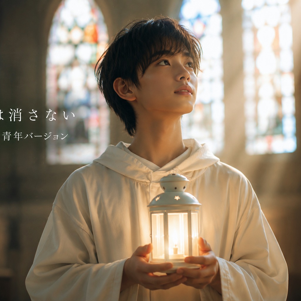 「灯りは消さない」  みんなと歌いたい少年 artwork