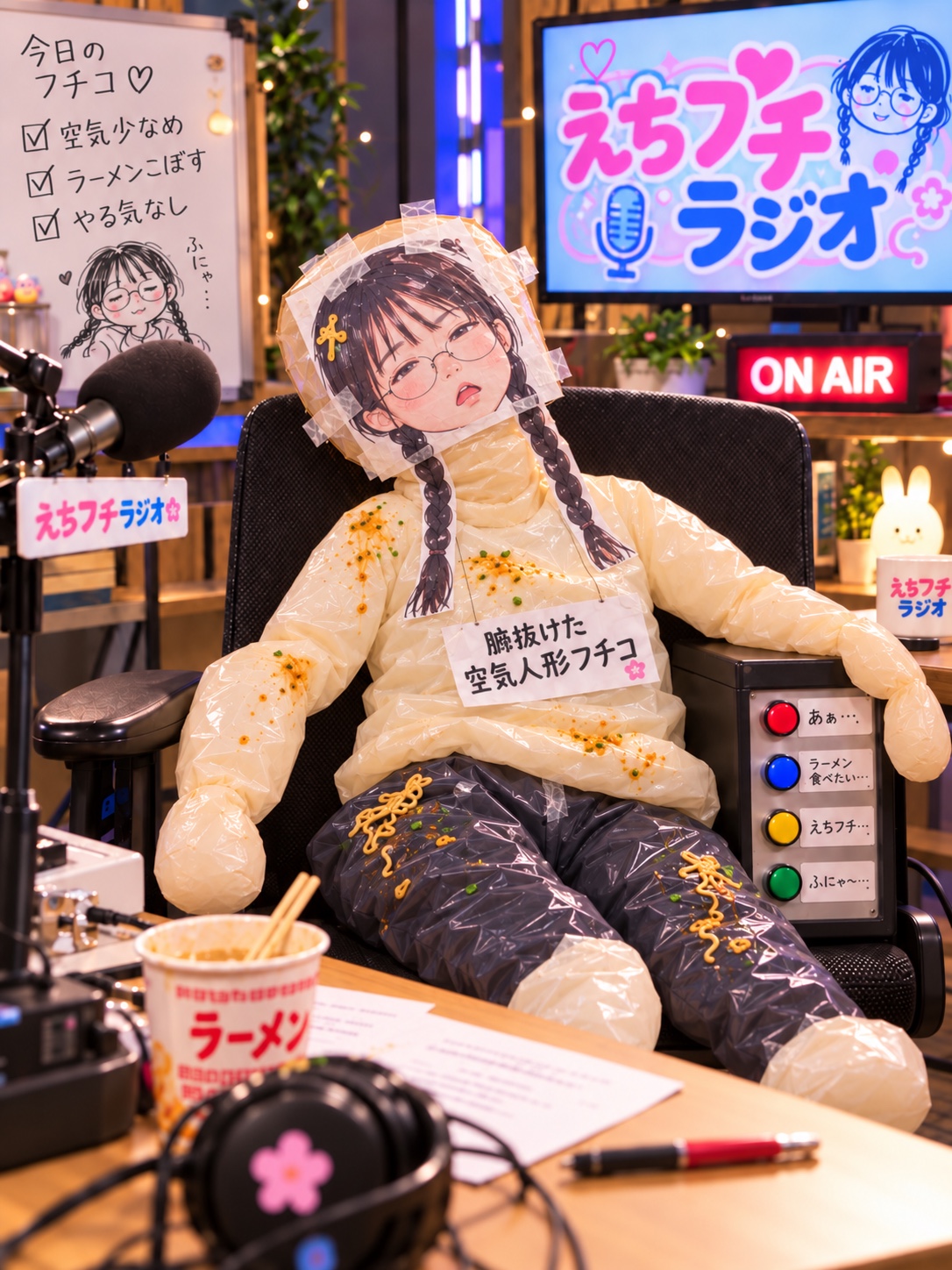 『フチコさん、そこにいますか？』 artwork