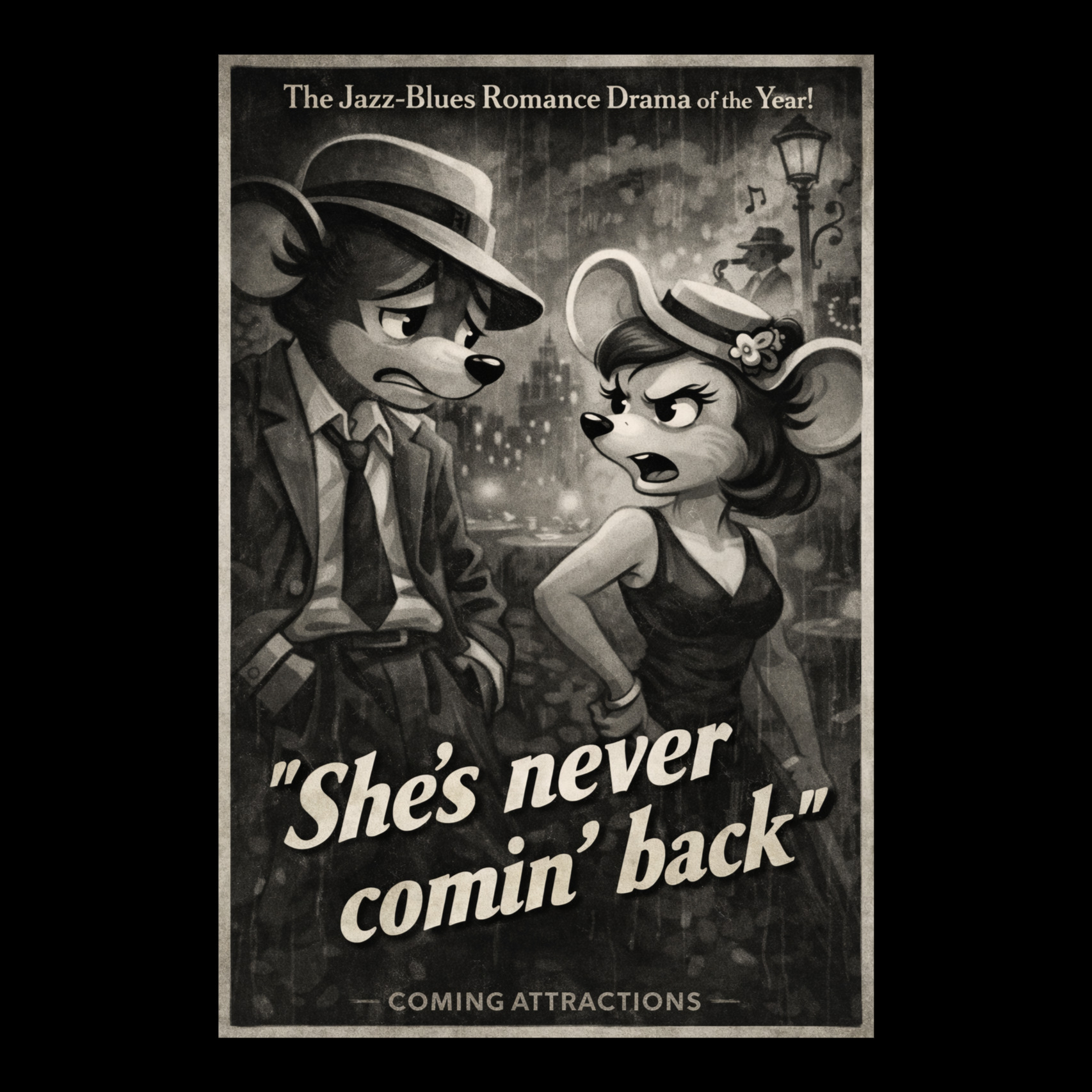 She's never comin' back artwork