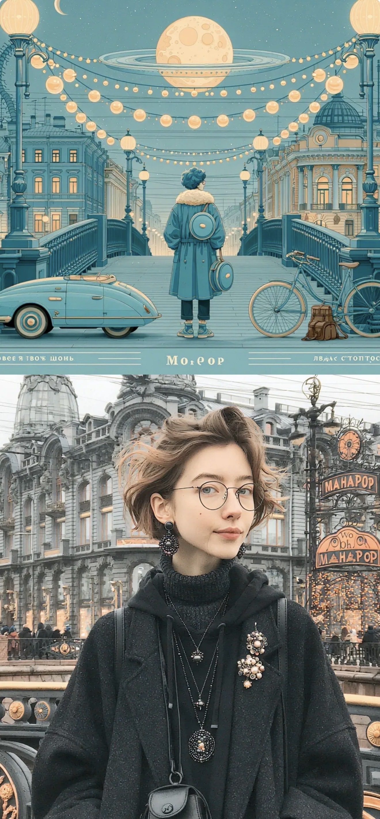 Мост  и  Пришелец artwork