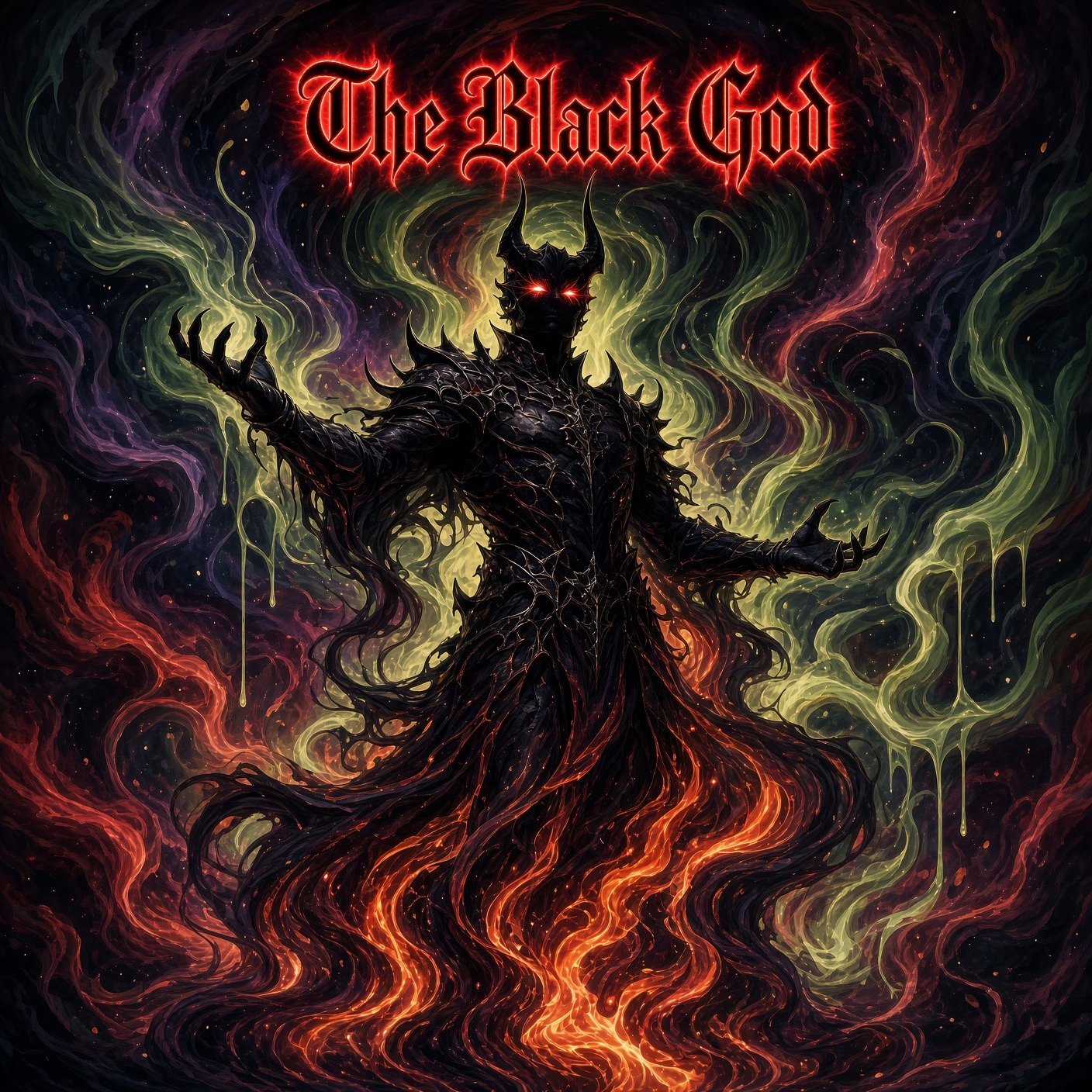 The Black God: The Blacker Nature of Our Hearts artwork