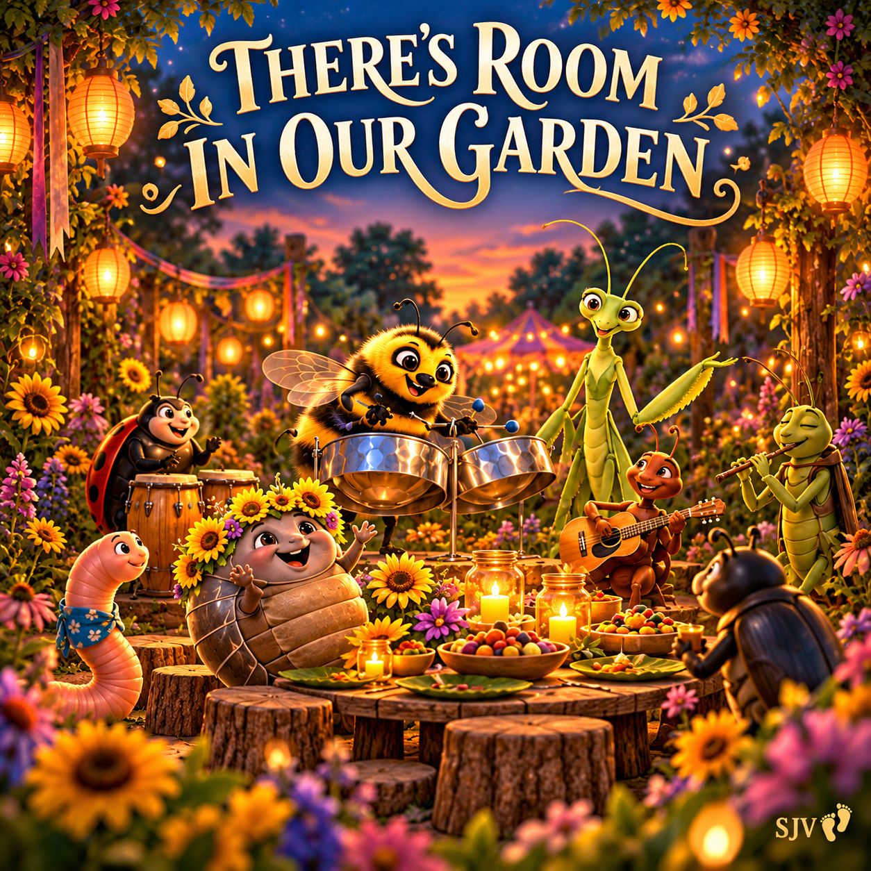 There’s Room in Our Garden artwork